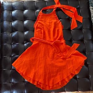 Saints+Secrets Backless halter top dress